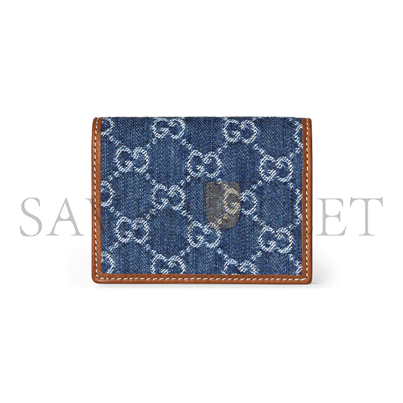 GUCCI GG EMBLEM SMALL WALLET 820692 (11*8.5*3cm)